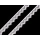 Dantela cu paiete latime 14 mm - Off white (1 Metru)