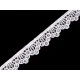 Dantela cu paiete latime 14 mm - Off white (1 Metru)