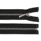 Fermoar metalic detașabil, no 5 lungime 60 cm - Negru (25 Bucăți) Fermoar metalic detașabil, no 5 lungime 60 cm - Negru (25 Bucăți)