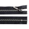 Fermoar metalic nedetașabil jeans, no 5 lungime 16 cm - Negru (1 Bucată)