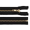 Fermoar metalic no 5 lungime 60 cm - Negru (1 Bucată)