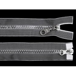 Fermoar plastic detașabil, no 5 două cursoare, lungime 90 cm - Transparent (1 Bucată)