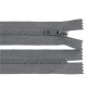 Fermoar plastic nedetașabil, no 5 lungime 16 cm - Gri oțel (1 Bucată)