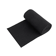 Bandă tricot elastic metraj, lățime 11,5 cm - Negru (1 Metru)