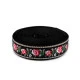 Bandă cu motive tradiționale 34 mm - Negru (1 Metru)