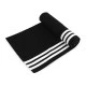 Bandă tricot elastic/manseta de imbracaminte 14x80 cm - Negru (1 Bucată)