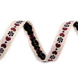 Panglică țesută 10 mm - Bej deschis (1 Metru)