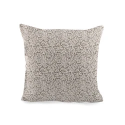 Față de pernă cu model țesut 45x45 cm - Verde kaki (2 Bucăți)