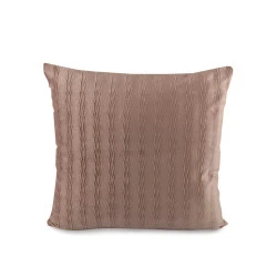 Față de pernă din catifea 45x45 cm - Maro bronz (2 Bucăți)