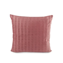 Față de pernă din catifea 45x45 cm - Roz vintage (2 Bucăți)