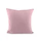 Față de pernă, culoare uni, cu model delicat, 45x45 cm - Roz antic deschis (2 Bucăți)