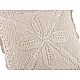 Față de pernă tricotată, bumbac 45x45 cm - Ecru deschis (2 Bucăți)