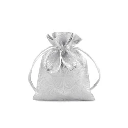 Săculeț cadou 13x18 cm - Argintiu (10 Bucăți)