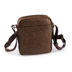 Geantă crossbody pentru bărbați 20x23 cm - Maro (1 Bucată)