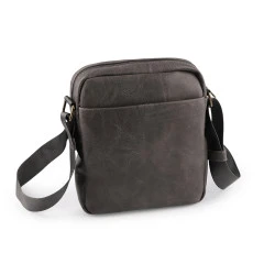 Geantă crossbody pentru bărbați 20x23 cm - Gri (1 Bucată)