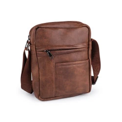 Geantă crossbody pentru bărbați 20x28 cm - Maro (1 Bucată)