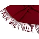 Eșarfă / șal culoare uni cu franjuri 65x175 cm - Roșu (1 Bucată)