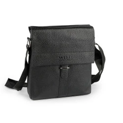 Geantă crossbody pentru bărbați 24x26 cm - Negru (1 Bucată)