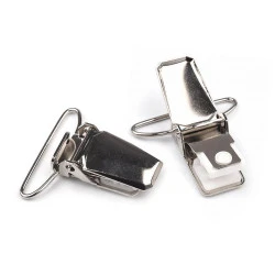 Clips pentru bretele, lățime 30 mm - Nichel (100 Bucăți)