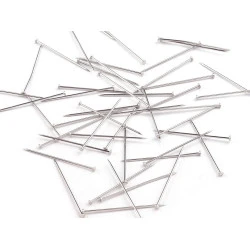 Bolduri, lungime 27 mm - Nichel (1 Cutie)