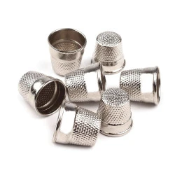 Degetare croitorie, diferite mărimi - Nichel (4 Bucăți)