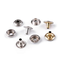 Capse metalice ø15 mm - Nichel (500 Seturi)