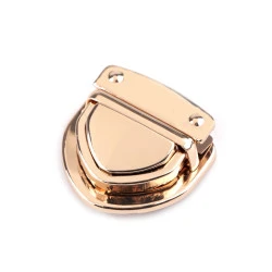 Închizătoare geantă 45x45 mm - Auriu rose (1 Set)