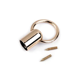 Capat snur / terminatie toarte genti ø13 mm - Auriu clasic (10 Seturi)