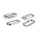 Ocheți ovali 4x16 mm - Nichel (50 Perechi)