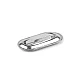 Ocheți ovali 4x16 mm - Nichel (50 Perechi)