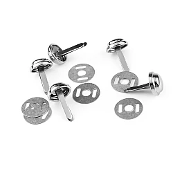 Ţinte metalice / piciorușe metalice genți, ø12 mm - Nichel (1000 Seturi)