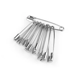 Ace de siguranță, mărimi mixte - Nichel (72 Buchete)