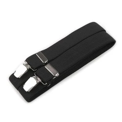 Bretele pantaloni tip x, diverse modele - Negru (1 Bucată)