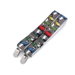 Bretele copii tip y, 60 cm, diverese modele - Gri neutral (1 Bucată)