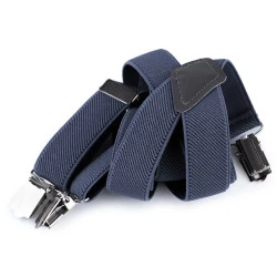 Bretele copii tip y, uni - Albastru denim (1 Bucată)