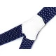Bretele imprimeu albastru latime 3,5 cm lungime 120 cm - Albastru închis (1 Bucată)