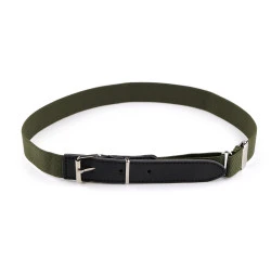 Curea elastica pentru copii, latime 2,5 cm - Verde kaki (1 Bucată)