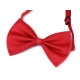 Papion poliester - Roșu (1 Bucată)