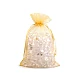 Săculeț organza pentru cadouri, 17x23 - Argintiu (100 Bucăți)