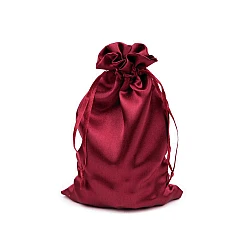 Săculeț satin pentru cadouri, 11x17 cm - Roșu închis (1 Bucată)