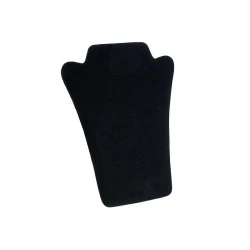 Suport coliere catifelat - Negru (1 Bucată)