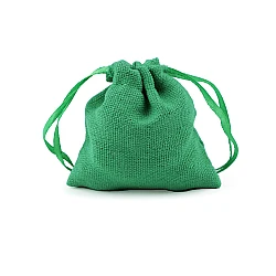Săculeț cadouri, 8x8 cm - Verde (1 Bucată)