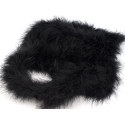 Șirag fulgi boa, 25g, lungime 2 m - Negru (1 Bucată)