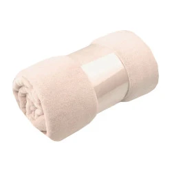 Pătură fleece, 150x200 cm - Bej deschis (1 Bucată)