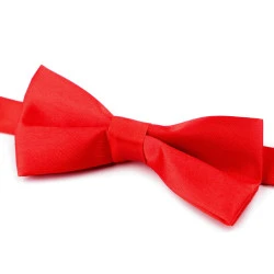 Papion satin - Roșu (1 Bucată)