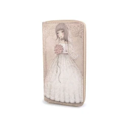 Portofel damă, 10x19 cm - Ecru (1 Bucată)