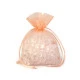 Săculeț organza pentru cadouri, 13x18 cm - Roz deschis (10 Bucăți)