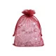 Săculeț organza pentru cadouri, 13x18 cm - Roz deschis (10 Bucăți)