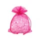 Săculeț organza pentru cadouri, 13x18 cm - Roz deschis (10 Bucăți)