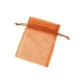 Săculeț organza pentru cadouri, 10x15 cm - Roșu x-mas (10 Bucăți)